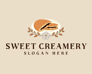 Japanese Sweet Dorayaki logo design