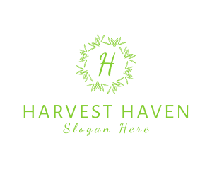 Agriculture Harvest Organic Produce logo design