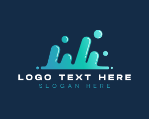 Podcast - Bubble Wave Sound logo design