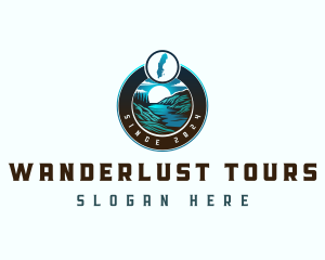 Sweden River Park logo design