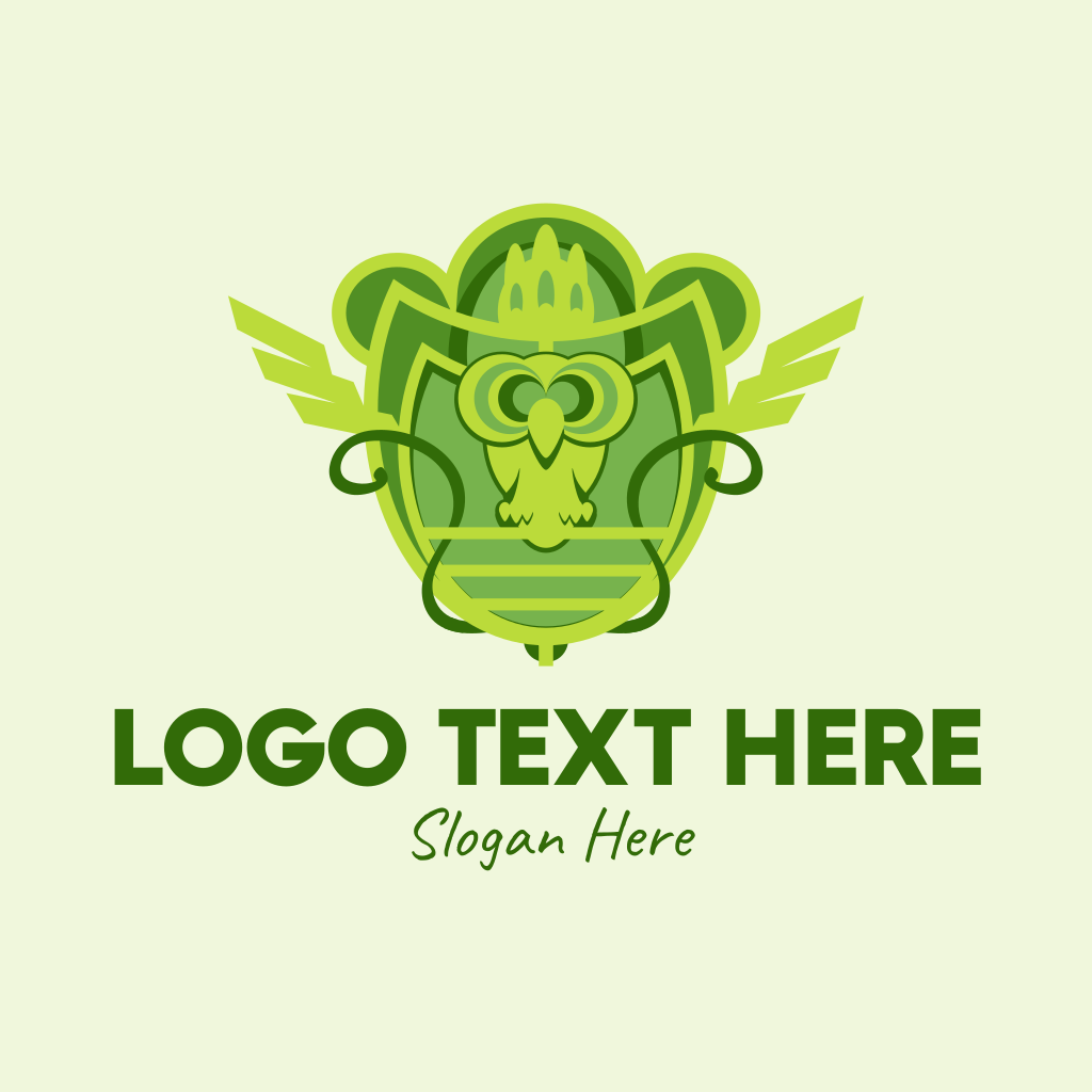 green-owl-emblem-logo-brandcrowd-logo-maker