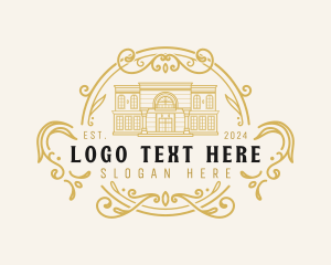 Roof - Luxury Realty House logo design