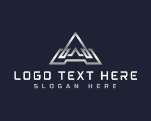 Workshop - Steel Industrial Letter A logo design