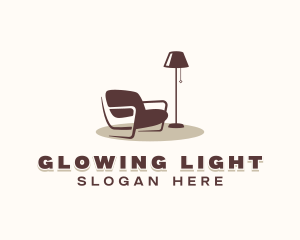 Lamp - Armchair Lamp Decoration logo design