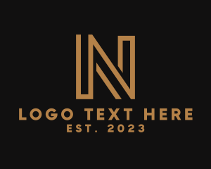 Land Developer - Corporate Company Letter N logo design