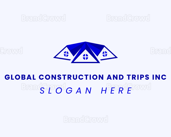 House Roof Builder Logo