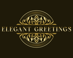 Floral Elegant Ornament logo design