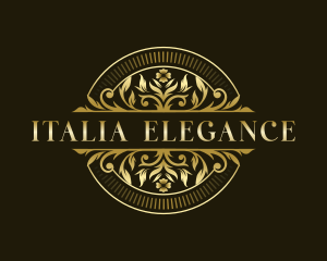 Floral Elegant Ornament logo design