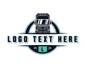 Freight - Cargo Truck Transportation logo design