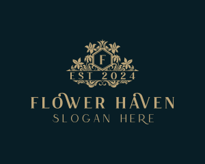 Stylish Flower Boutique logo design