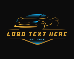 Sports Car Automotive Logo