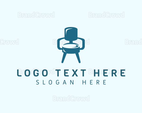 Chair Decor Furnishing Logo