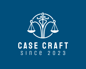 Case - Justice Weighing Scale logo design