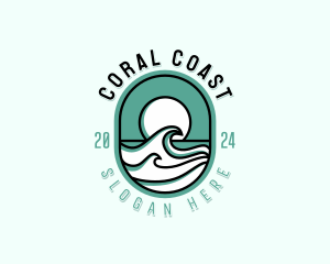 Wave Surf Resort logo design