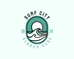 Wave Surf Resort logo design