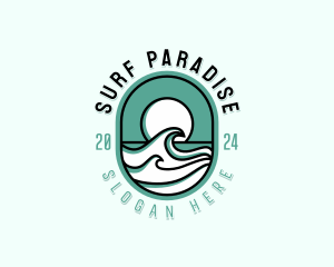 Wave Surf Resort logo design