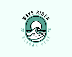 Wave Surf Resort logo design