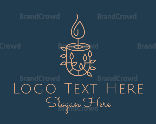 Candle Interior Decor Logo