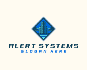 Building Tower Skyscraper logo design