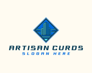 Building Tower Skyscraper logo design