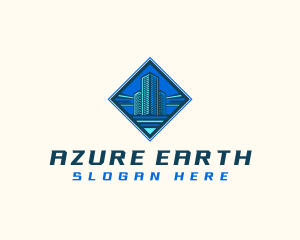 Building Tower Skyscraper logo design