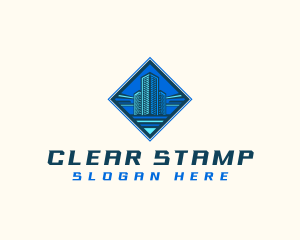 Building Tower Skyscraper logo design