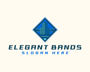 Building Tower Skyscraper logo design