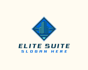 Building Tower Skyscraper logo design