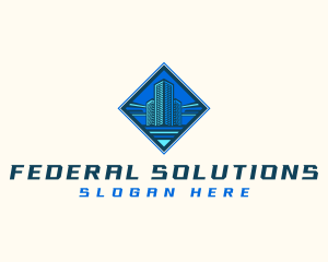 Building Tower Skyscraper logo design