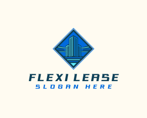 Building Tower Skyscraper logo design