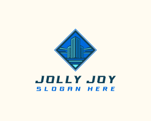 Building Tower Skyscraper logo design