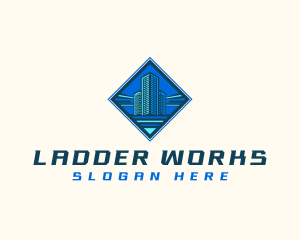 Building Tower Skyscraper logo design