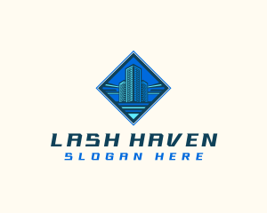 Building Tower Skyscraper logo design