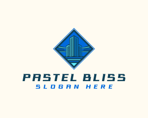 Building Tower Skyscraper logo design