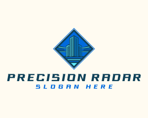 Building Tower Skyscraper logo design