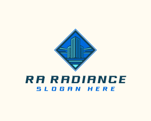 Building Tower Skyscraper logo design