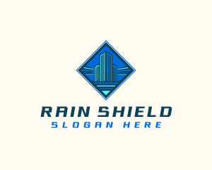 Building Tower Skyscraper logo design