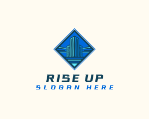 Building Tower Skyscraper logo design