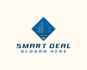 Building Tower Skyscraper logo design