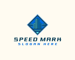 Building Tower Skyscraper logo design