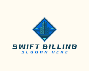 Building Tower Skyscraper logo design