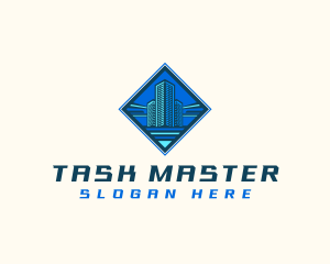 Building Tower Skyscraper logo design