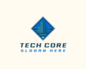 Building Tower Skyscraper logo design