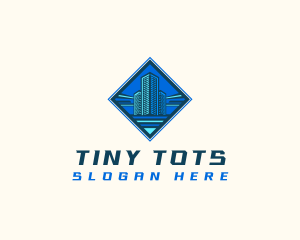 Building Tower Skyscraper logo design