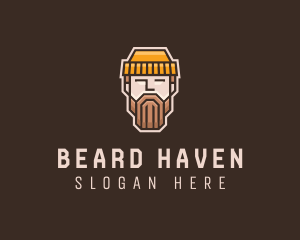 Beard - Hipster Lumberjack Beard logo design