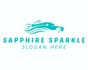 Clean Car Sparkle logo design