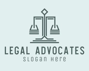 Law Justice Scale logo design