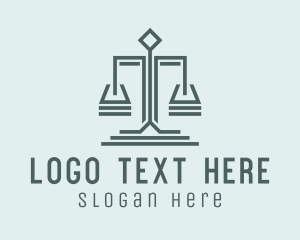 Judge - Law Justice Scale logo design