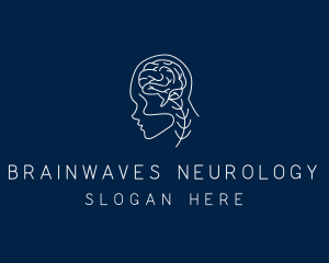 Brain Neurology Science logo design