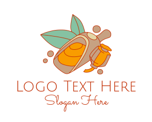 Flavor - Turmeric Powder Scooper logo design